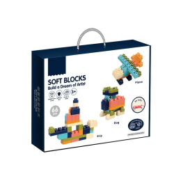 Klocki soft 66 elementów