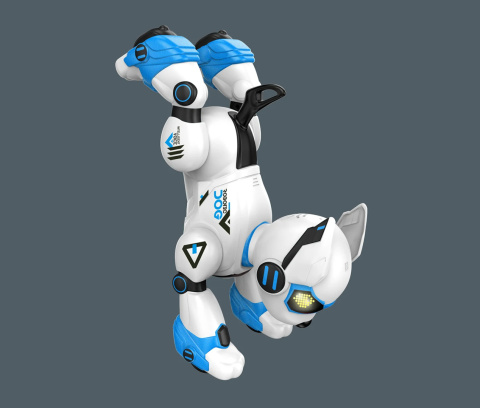 Piesek robot sterowany elektronicznie pilotem - czerwony Piesek robot sterowany elektronicznie pilotem - czerwony