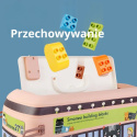 Autobus z klockami - pojemnik na klocki (2 w 1) 136 elementów