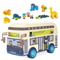 Autobus z klockami - pojemnik na klocki (2 w 1) 136 elementów