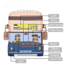 Autobus z klockami - pojemnik na klocki (2 w 1) 136 elementów