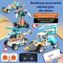 Duży zestaw klocków konstrukcyjnych do programowania 18 w 1