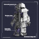 Klocki konstrukcyjne astronauta 1185 elementów