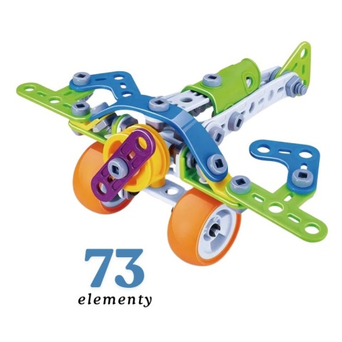 Klocki konstrukcyjne soft z miękkich elementów 73 elementy Klocki konstrukcyjne soft z miękkich elementów 73 elementy