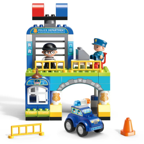 Klocki policja 63 elementy Klocki policja 63 elementy