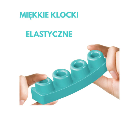 Klocki builder soft 47 elementów Klocki builder soft 47 elementów