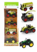 Pojazdy rolnicze - zestaw 4 sztuk
