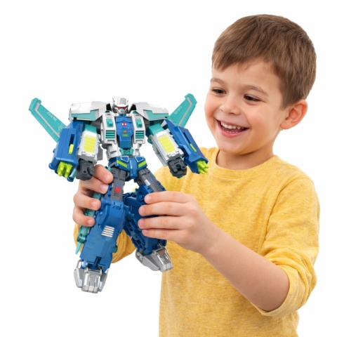 Robot Figurka Deformation Niebieski