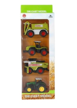Pojazdy rolnicze - zestaw 4 sztuk
